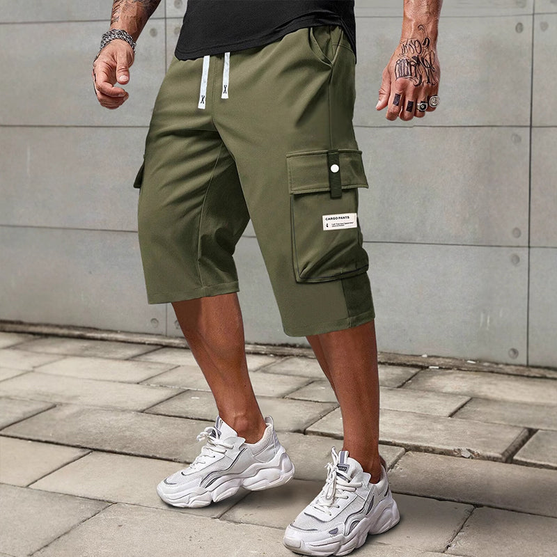 Sam | Cargo Capri Pants with Drawstring