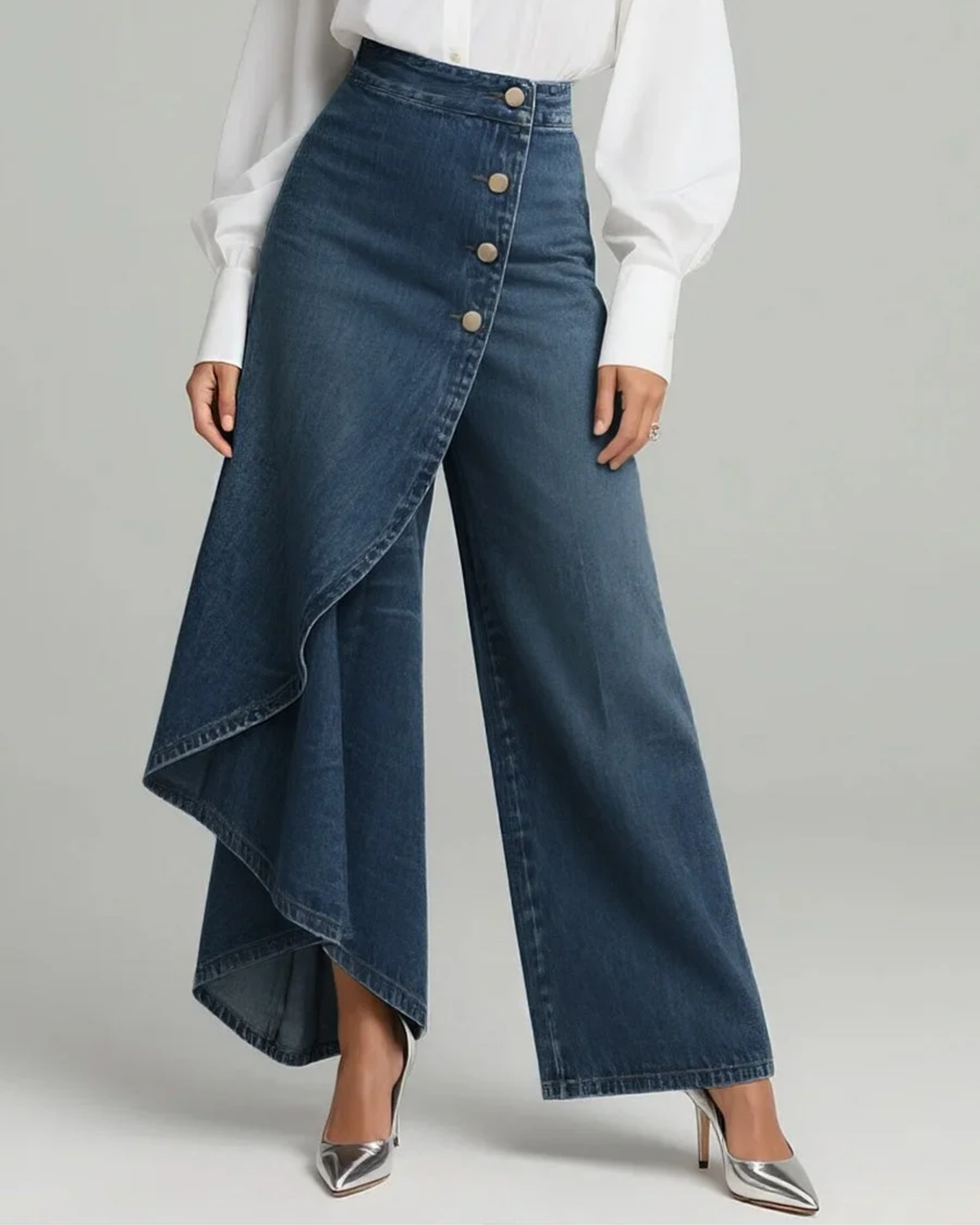 Caris - Slim Wrap Denim Jeans