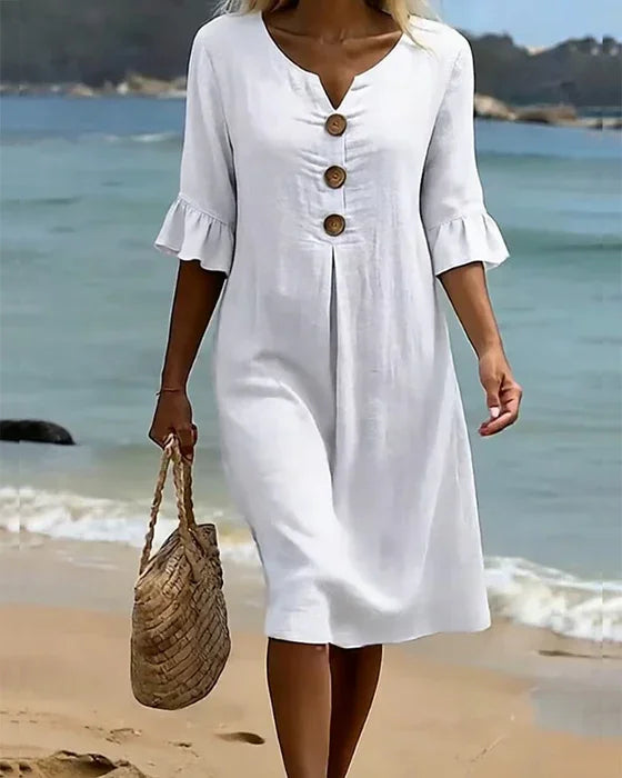 Siena™ | Lightweight Linen Dress for Summer
