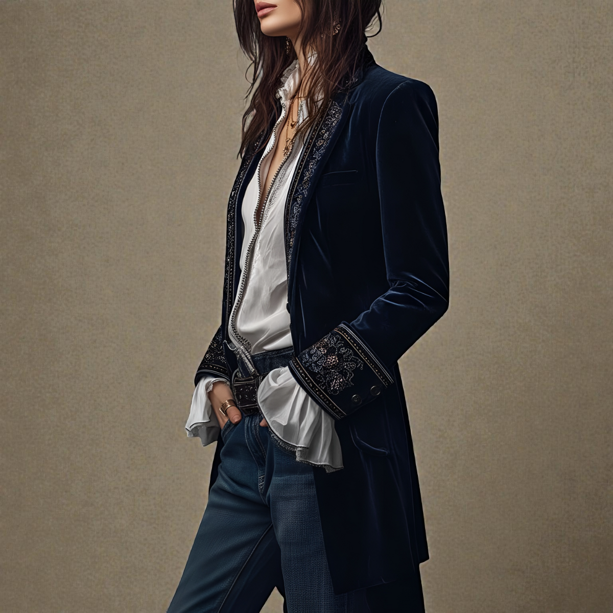 Matilda – Elegant Velvet Jacket