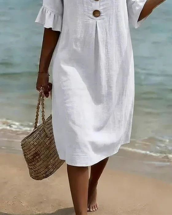 Siena™ | Lightweight Linen Dress for Summer