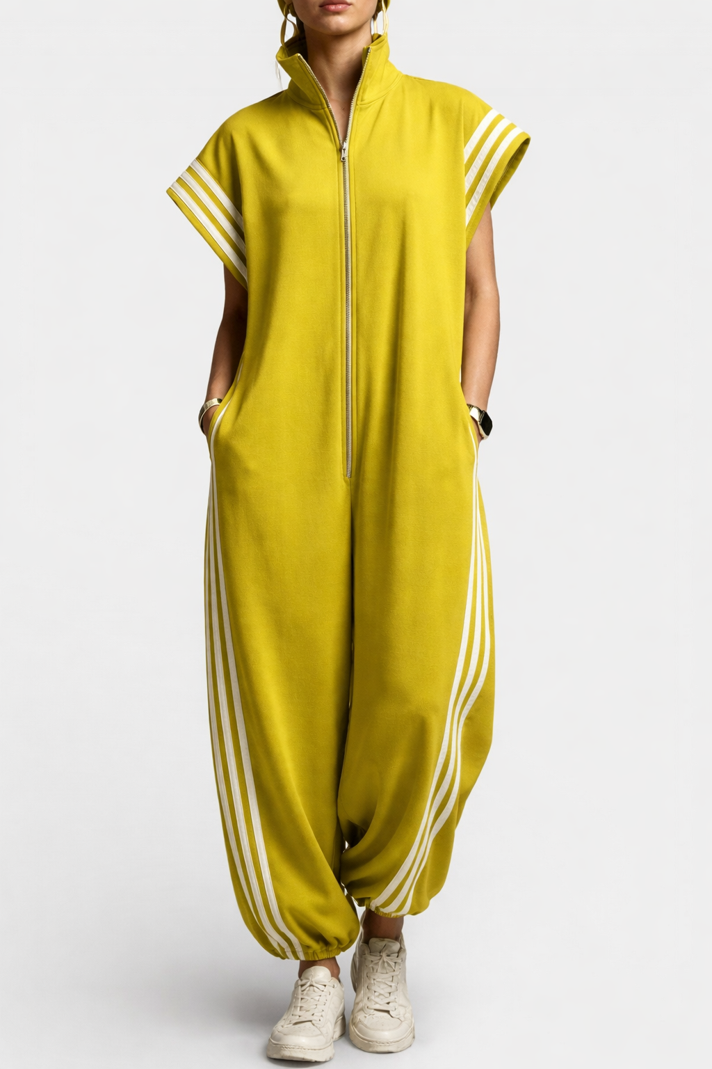 Britney | Zip Neck Jumpsuit