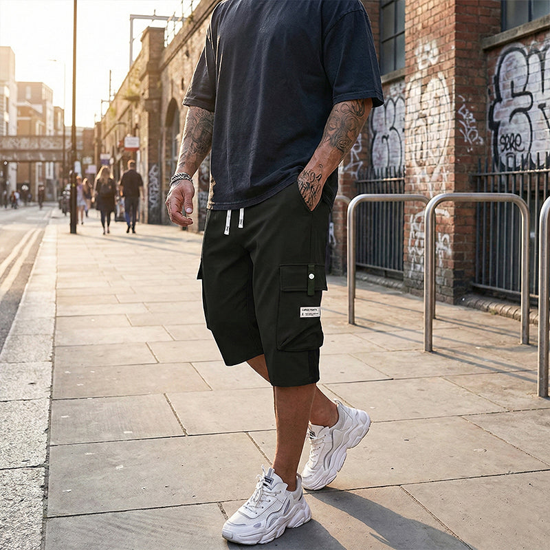 Sam | Cargo Capri Pants with Drawstring