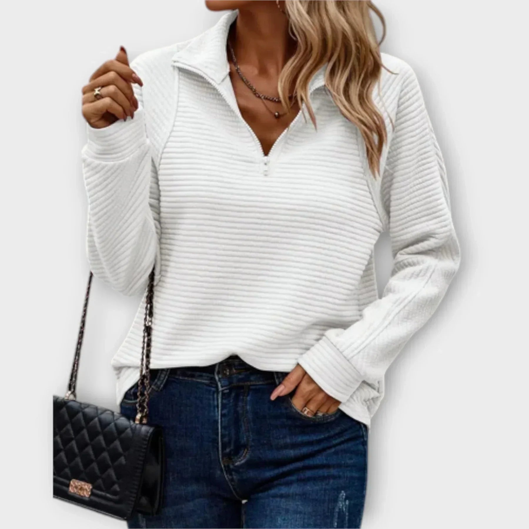 Nancy – Half-Zip Pullover