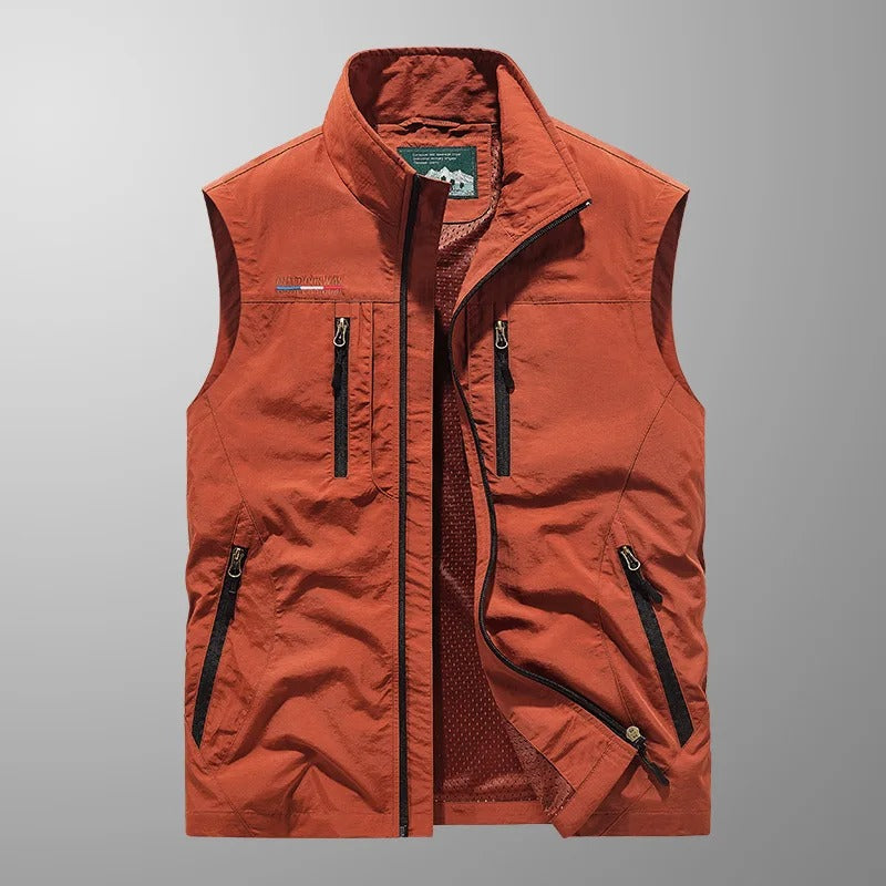 Rob | Breathable Utility Vest with Multiple Pockets