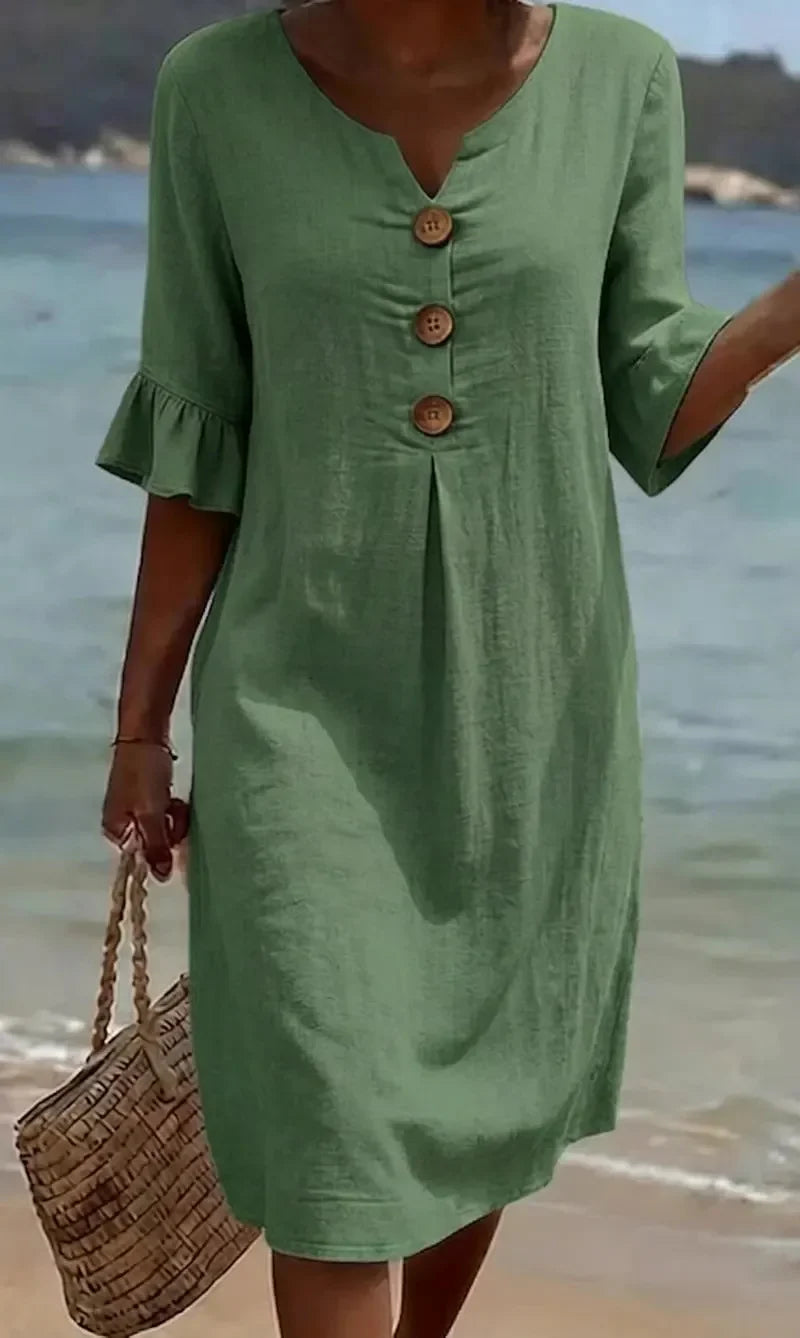 Siena™ | Lightweight Linen Dress for Summer