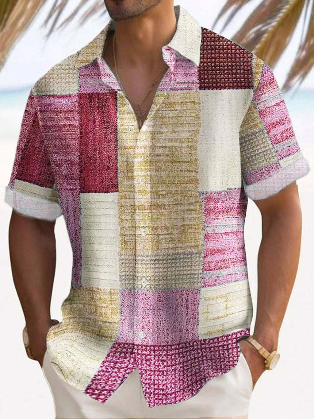 Aaron | Casual Relaxed Fit Button-Up Shirt