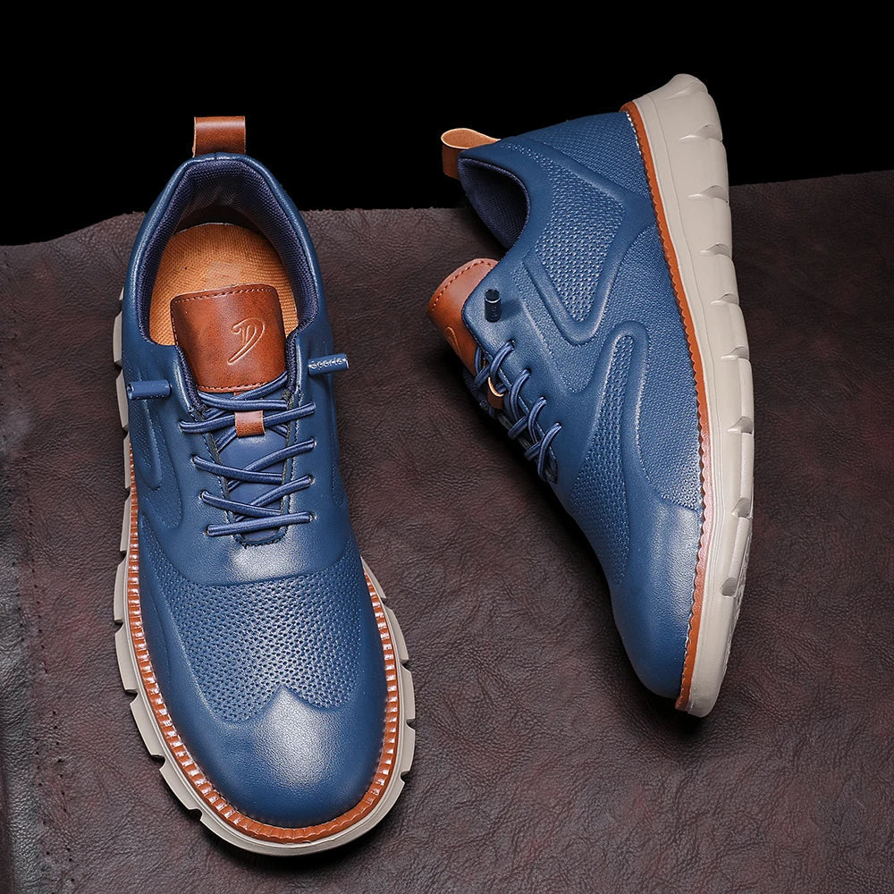 CALDWELL LEATHER TRAINERS