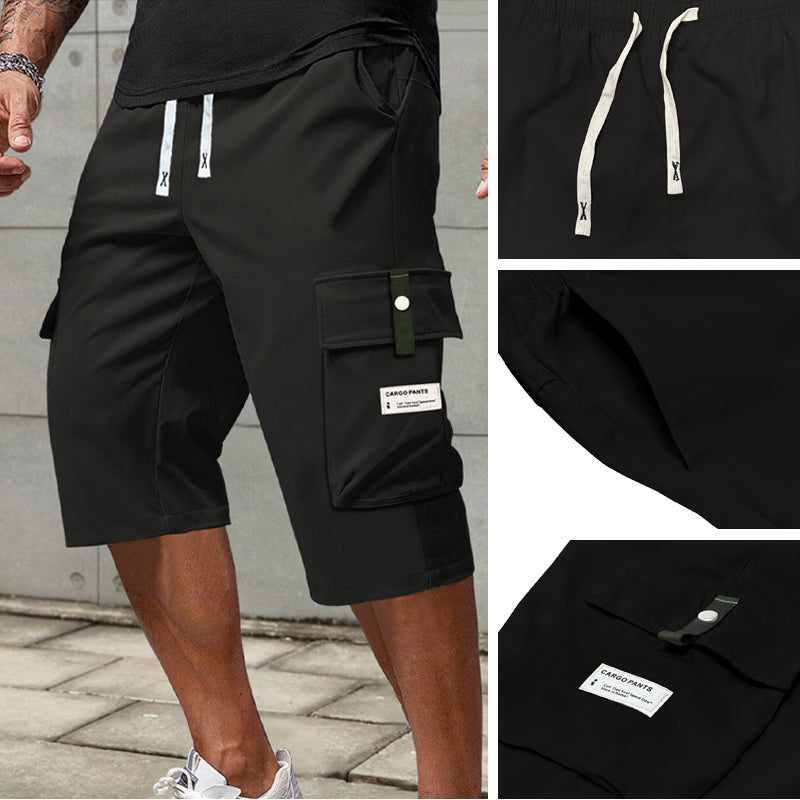 Sam | Cargo Capri Pants with Drawstring