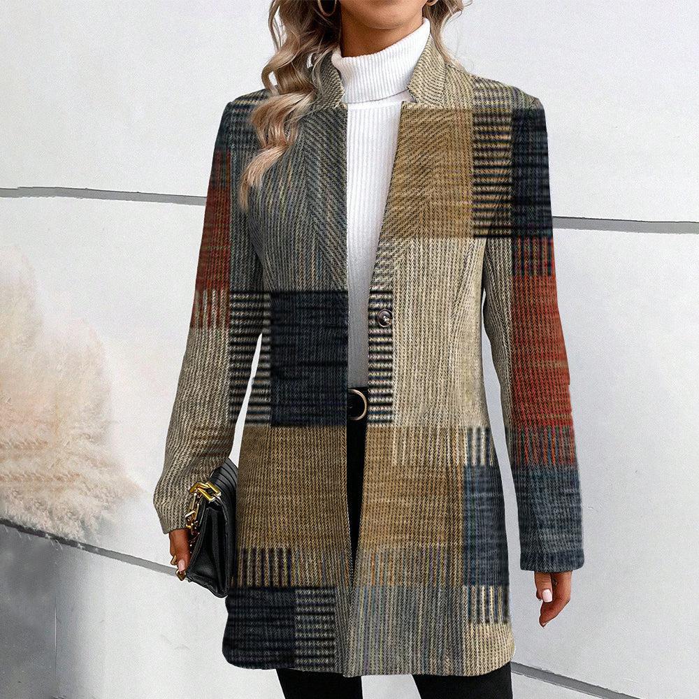 Stella | Elegant Patterned Blazer